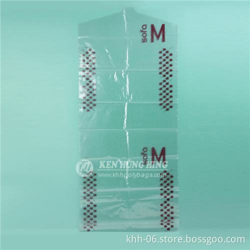 High Quality Custom Printed Transparent Plastic Dust Cover Garment Bags